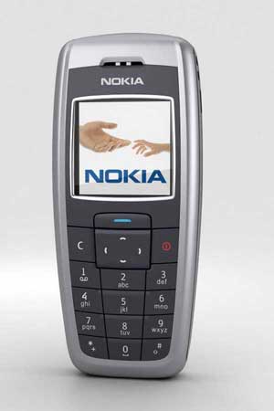 Nokia 2600 classic mobile phone with a small color display and standard keypad.